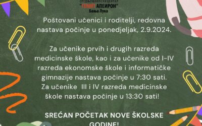 Početak nove školske 2024/25.